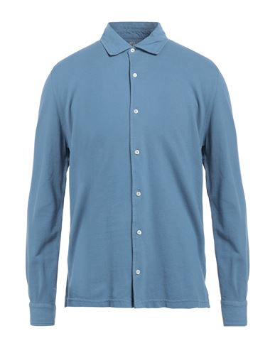 Bl'ker Man Shirt Light blue Size S Cotton