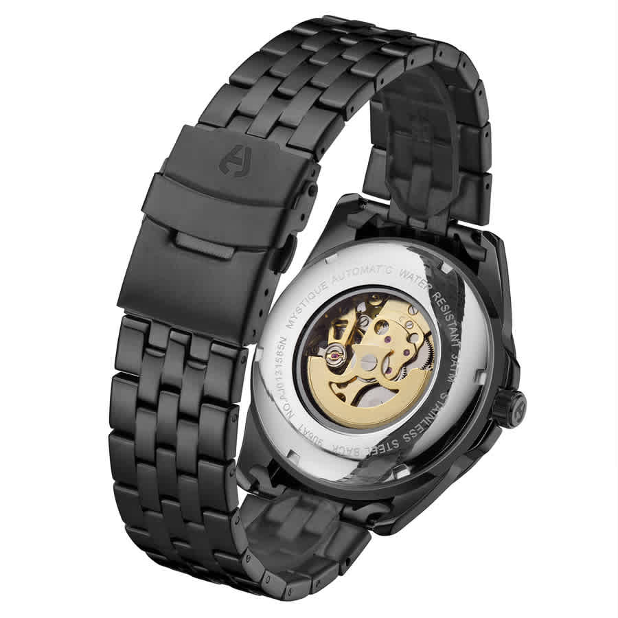 Mystique Automatic Gold-tone Dial Mens Watch AJ013N2