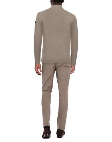 Man Turtleneck Khaki Size L Wool, Polyamide
