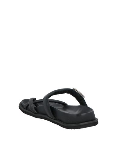 Woman Thong sandal Black Size 7 Leather