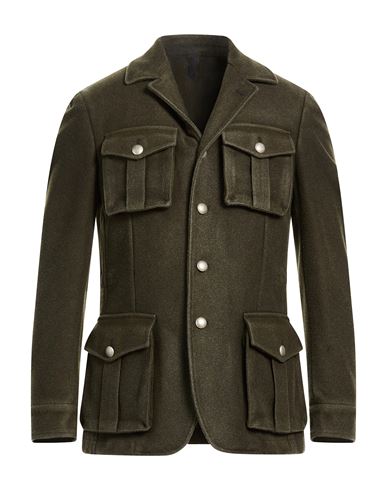 L. b.m. 1911 Man Jacket Military green Size 38 Virgin Wool, Nylon