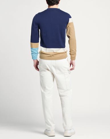 Man Sweater Blue Size 38 Cotton
