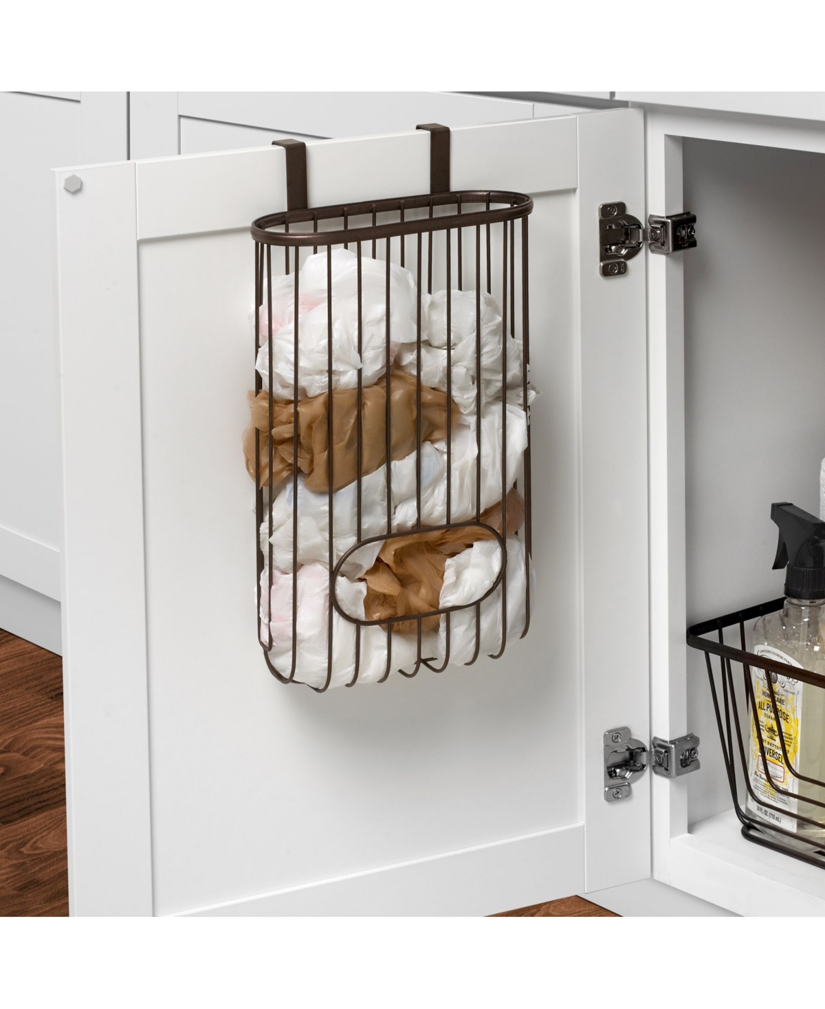 Ashley Over The Cabinet Bag Storage - Bronze