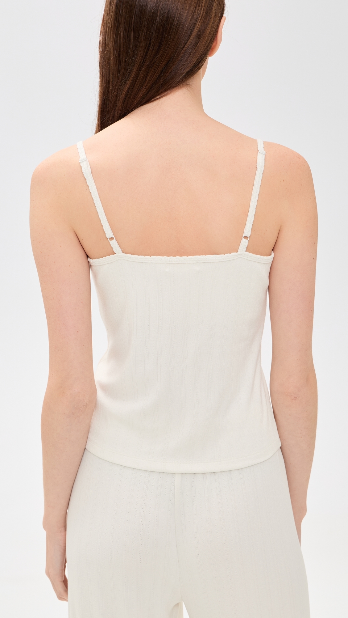 Lynn Pointelle Camisole Top Vanilla Ice