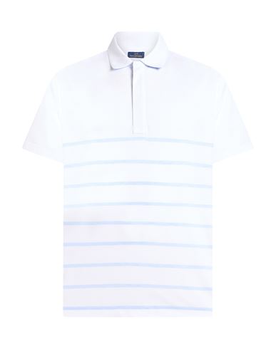 Man Polo shirt White Size L Cotton