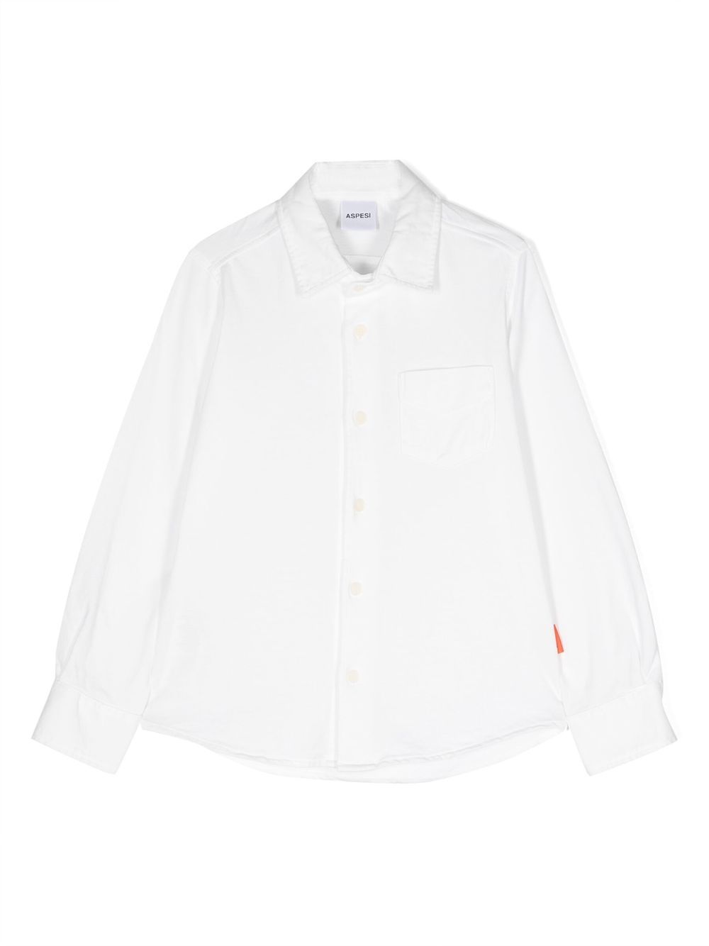 Chest-pocket cotton T-shirt - White