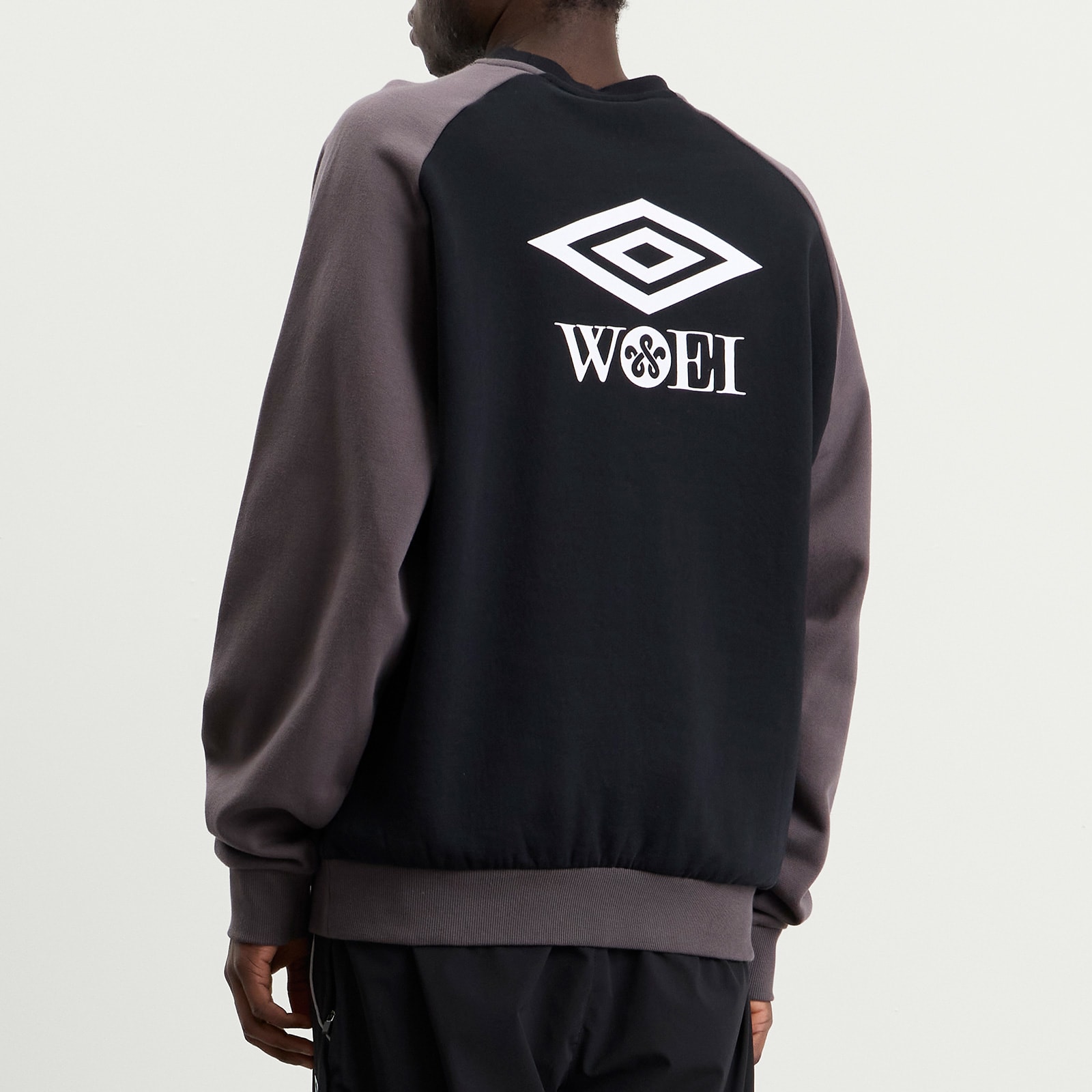Men's x WOEI Crew Sweatshirt Black/Grey