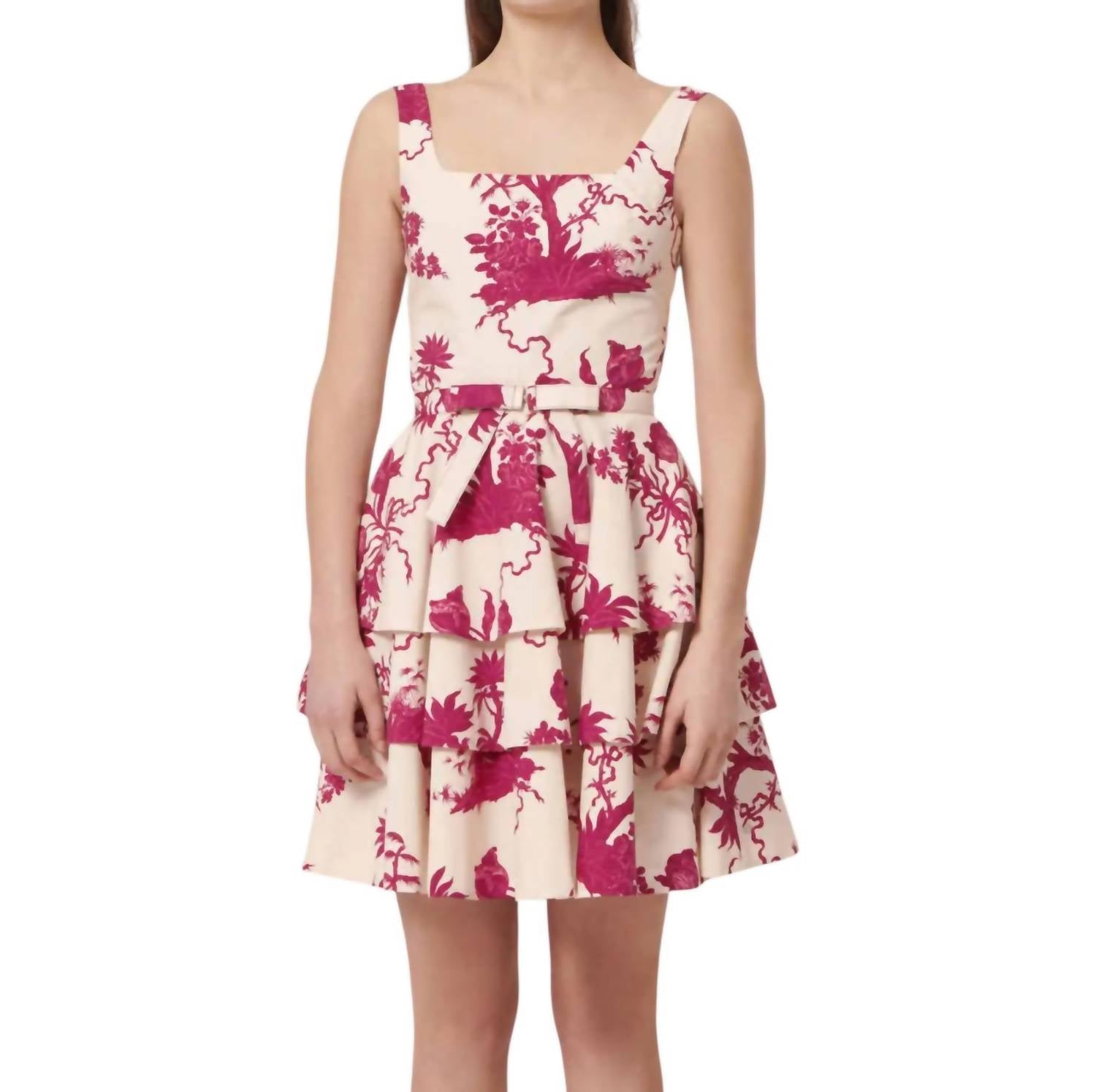 Romanne Dress In Ecru