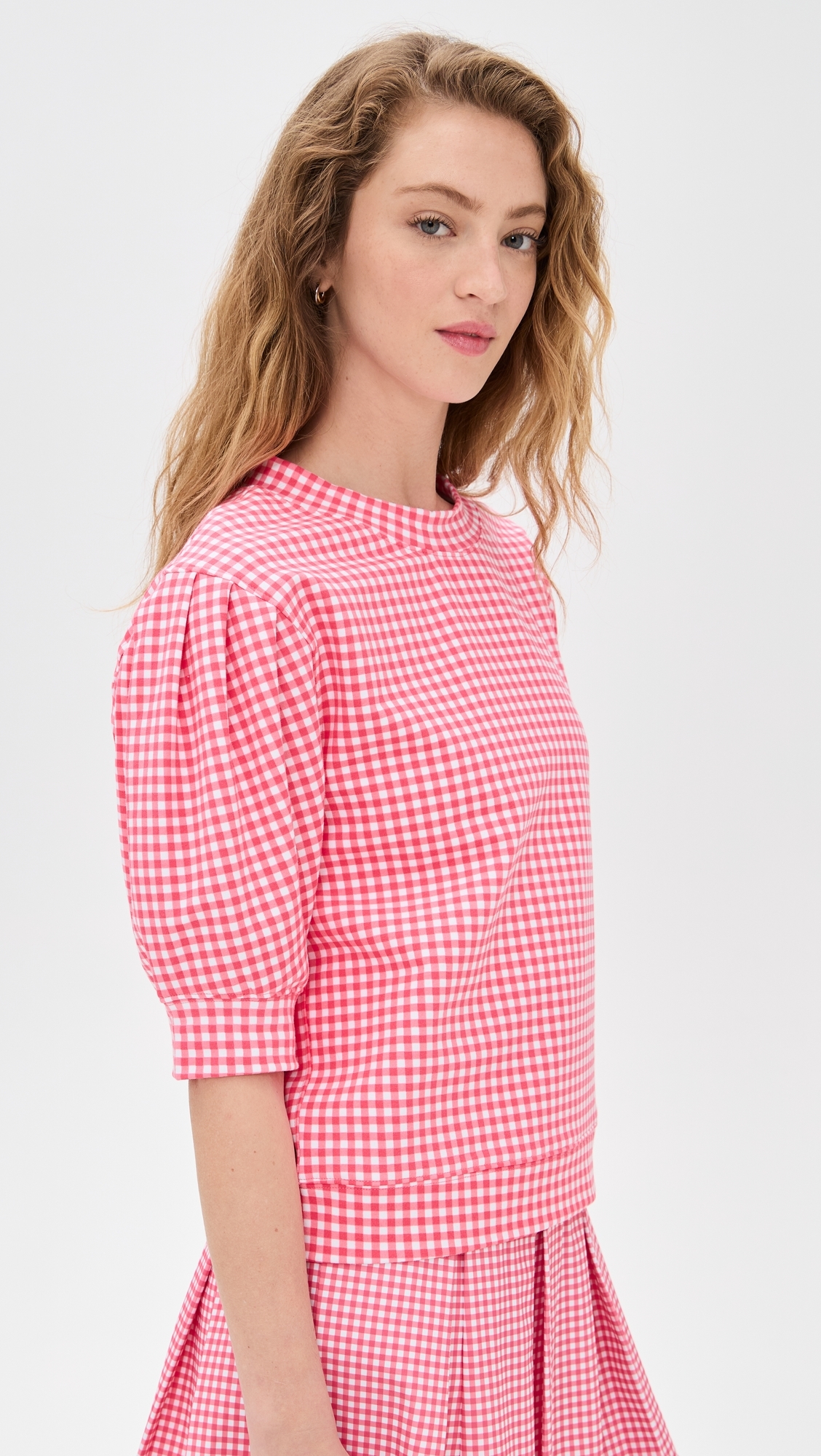 Addison Bay 여성 Lightweight Cedar Pullover Guava Gingham