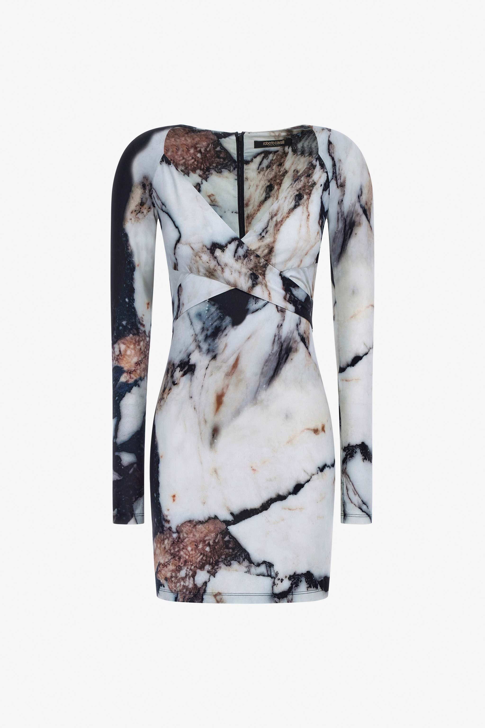 Marble Print Dress