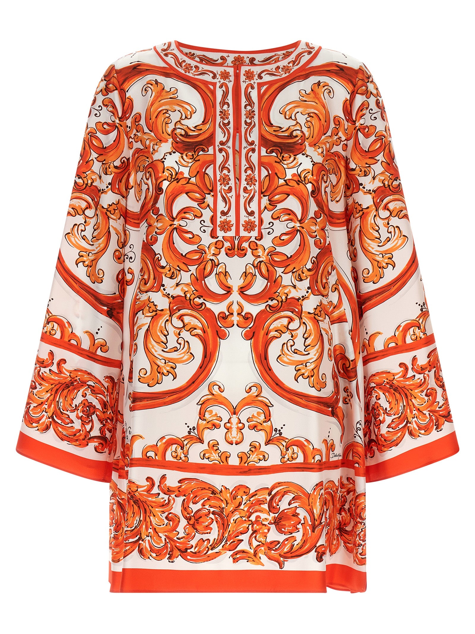 Maiolica Dress — Orange