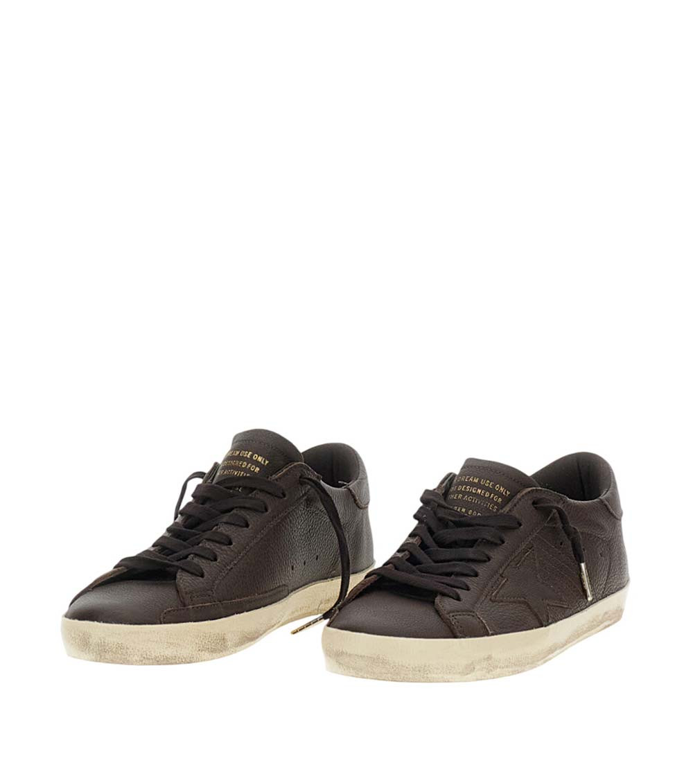 Golden Goose - superstar low top sneakers distressed finish