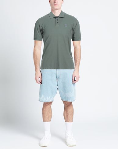 Man Polo shirt Dark green