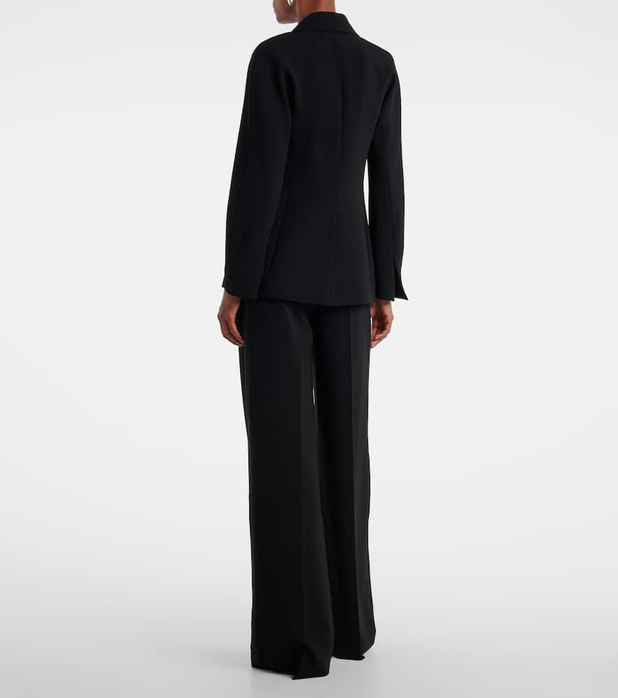 Draped cady wrap jacket