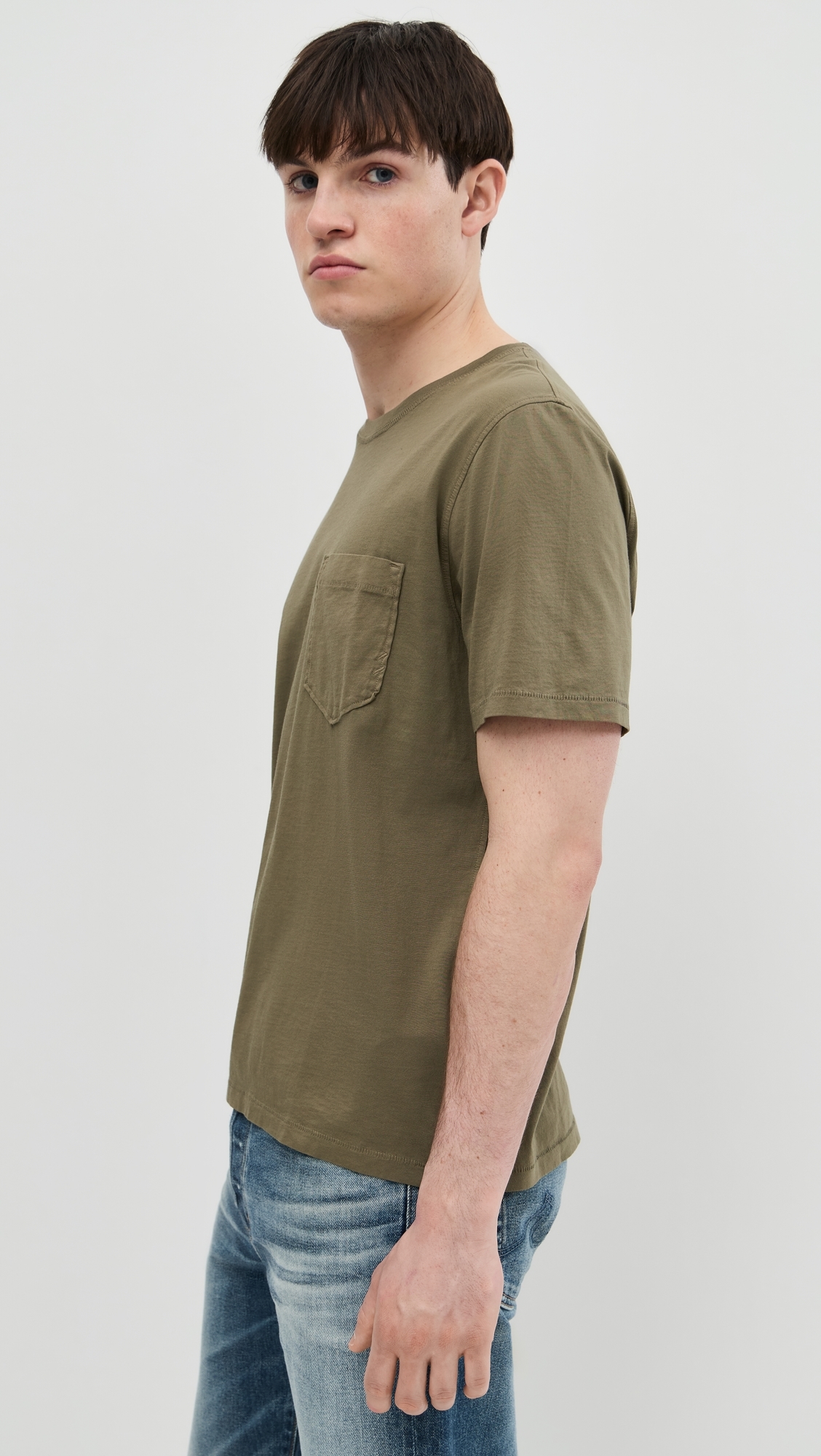 Billy Reid Washed Tee Moss