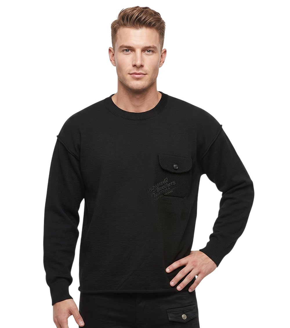 Black Crew Neck Sweater