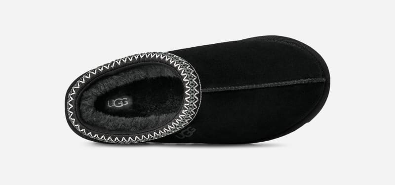 ® Men's Tasman II Sheepskin Slippers Clogs in Black