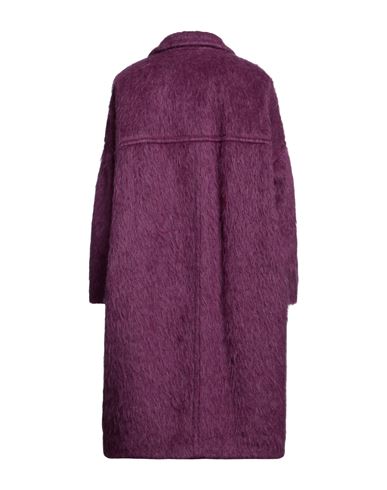Marni Woman Coat Mauve Size 4 Synthetic fibers, Acrylic, Wool, Alpaca wool, Mohair wool