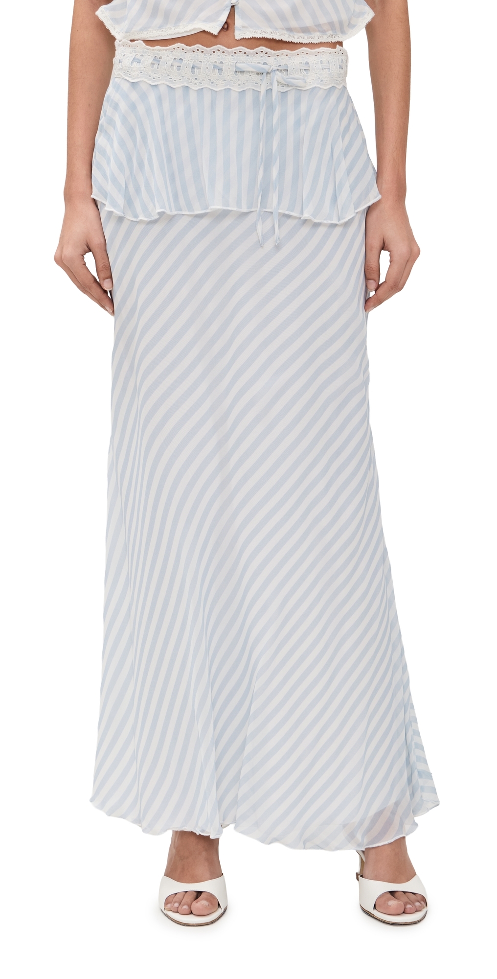 Sylette Maxi Skirt Lariat Blue