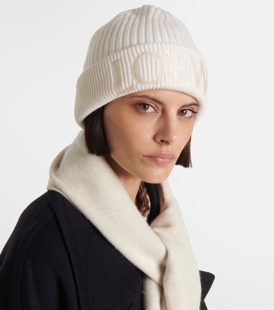 Loewe Logo wool beanie