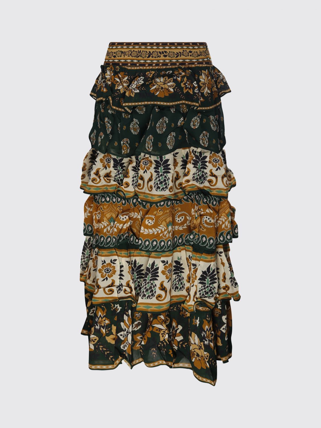 Skirt Woman color Green