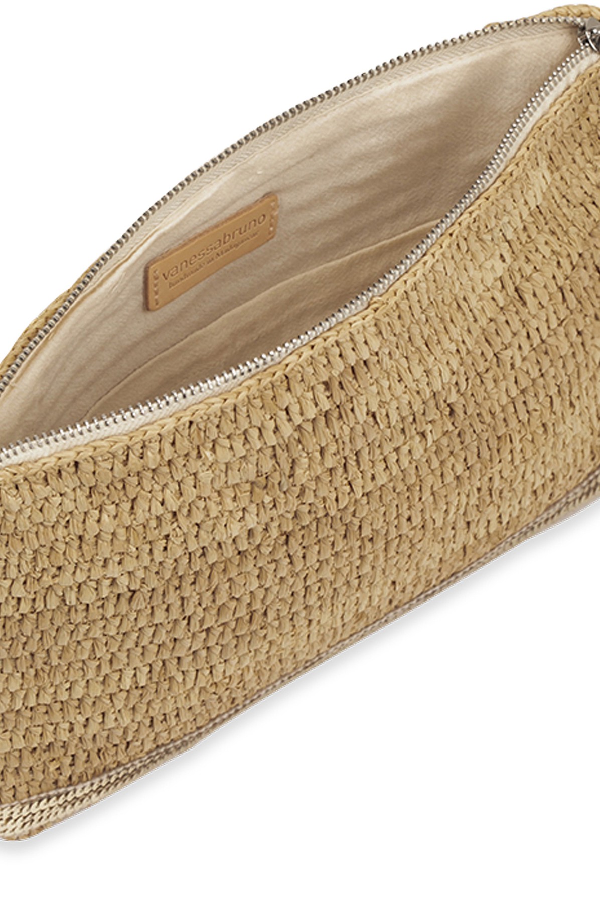 Raffia and Sequins Clutch