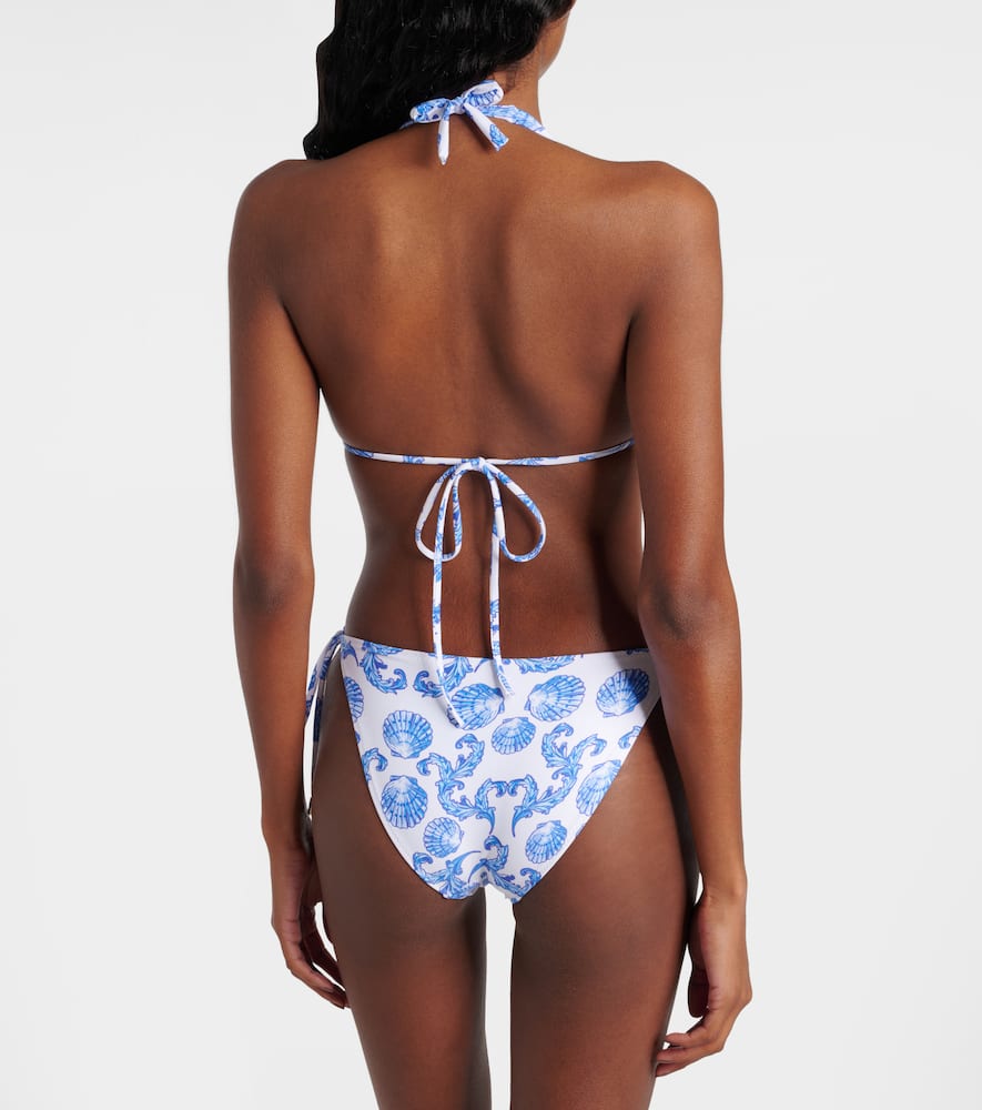 Bahamas printed bikini top