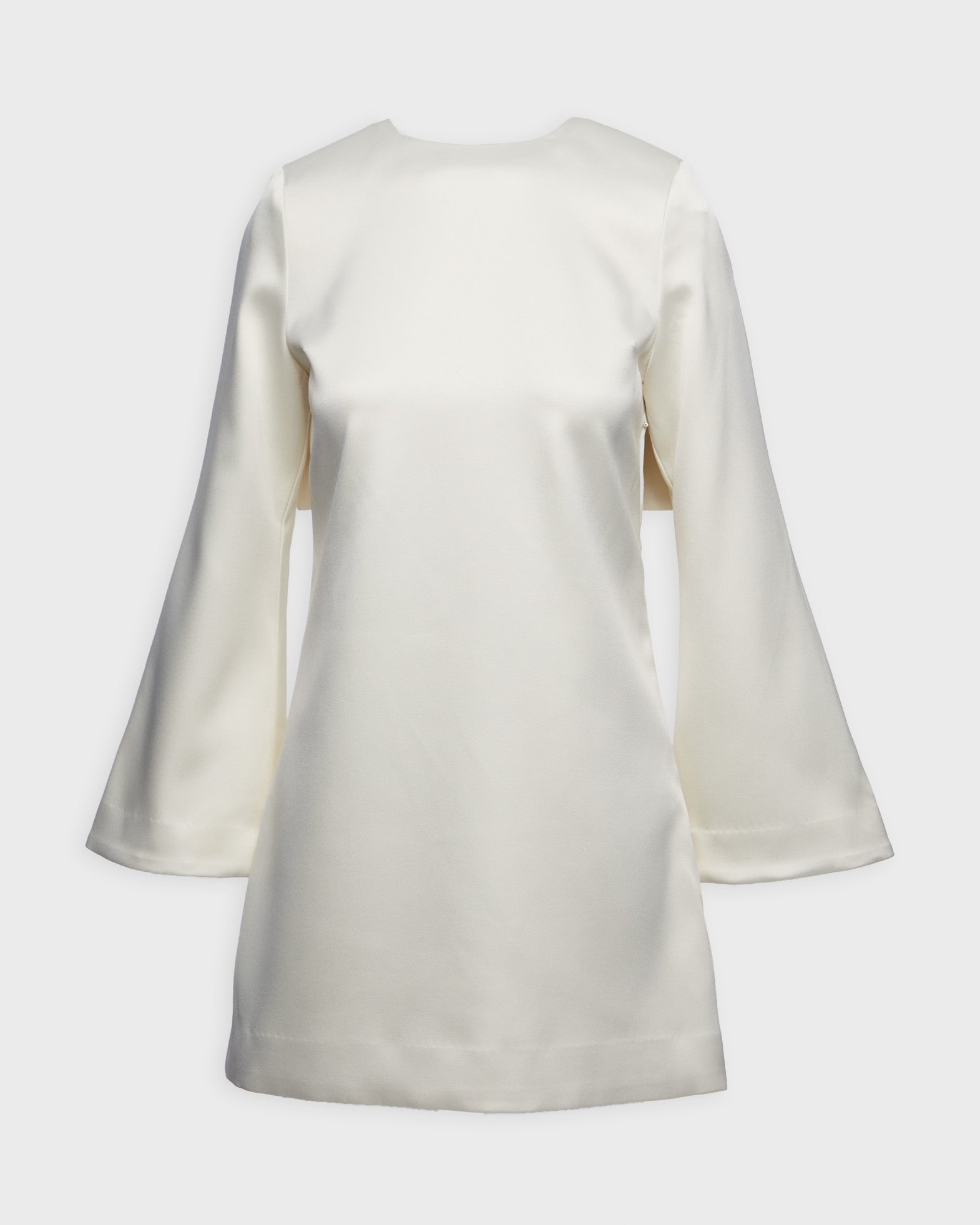 Malina Dress Elna Bow Mini Offwhite
