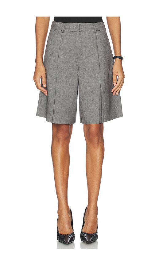 ASTR the Label Quillie Shorts in Grey. - S also in