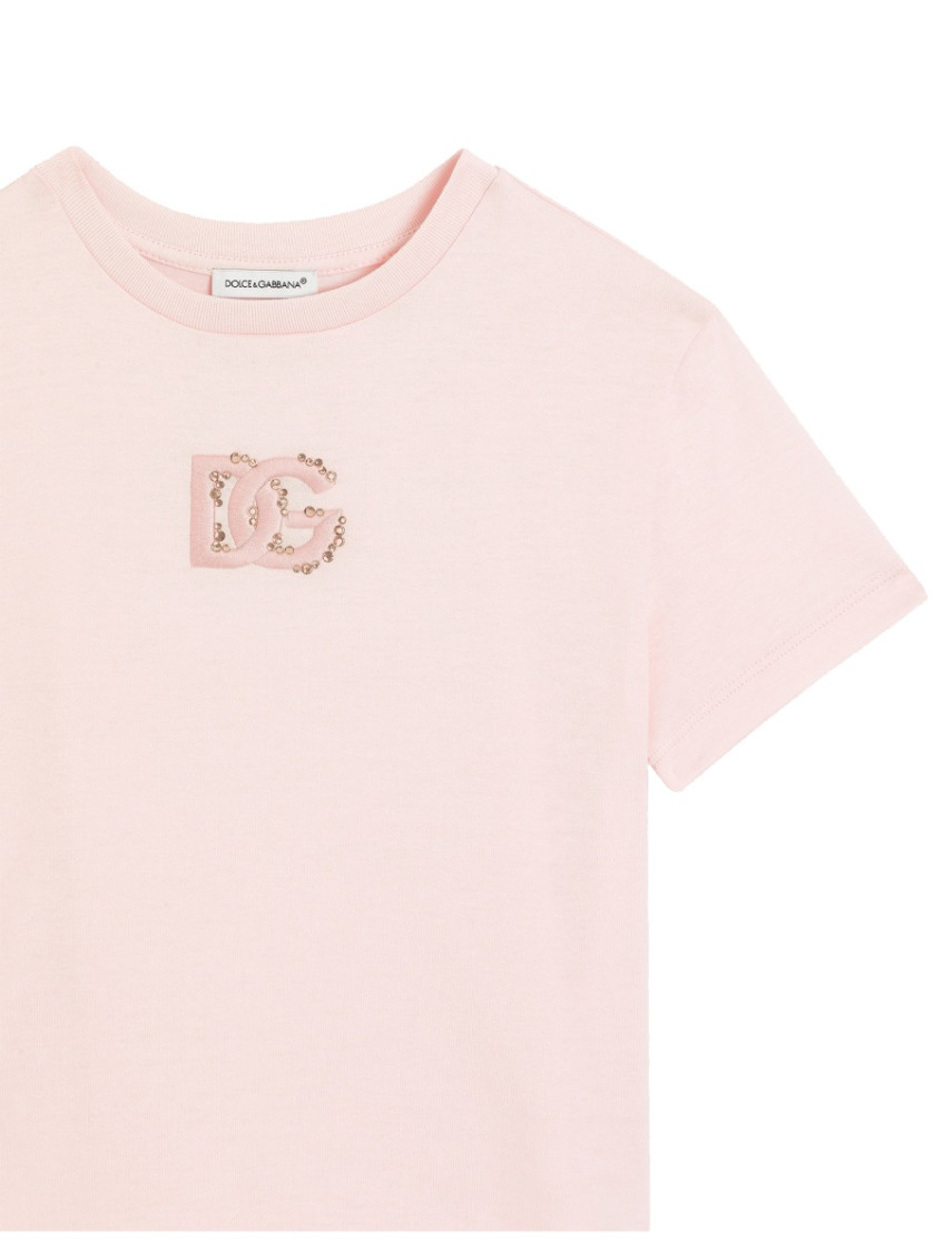 Kids Pink Logo T-Shirt