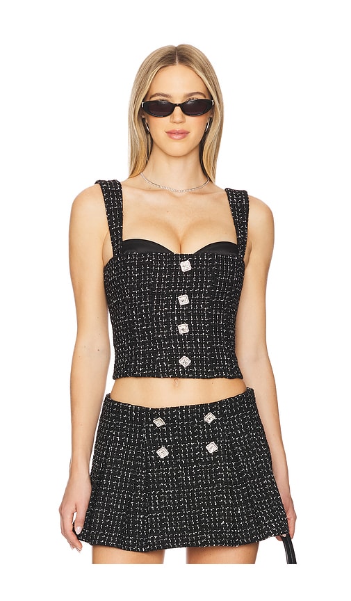 MAJORELLE Sabella Top in Black. -  XL also in L