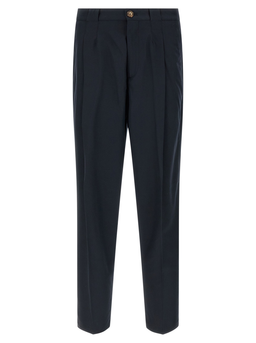 Brunello Cucinelli - pleated chinos trousers back and side pocket