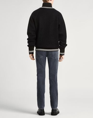 Man Cardigan Black Size 40 Virgin Wool, Polypropylene, Mohair wool, Polyamide