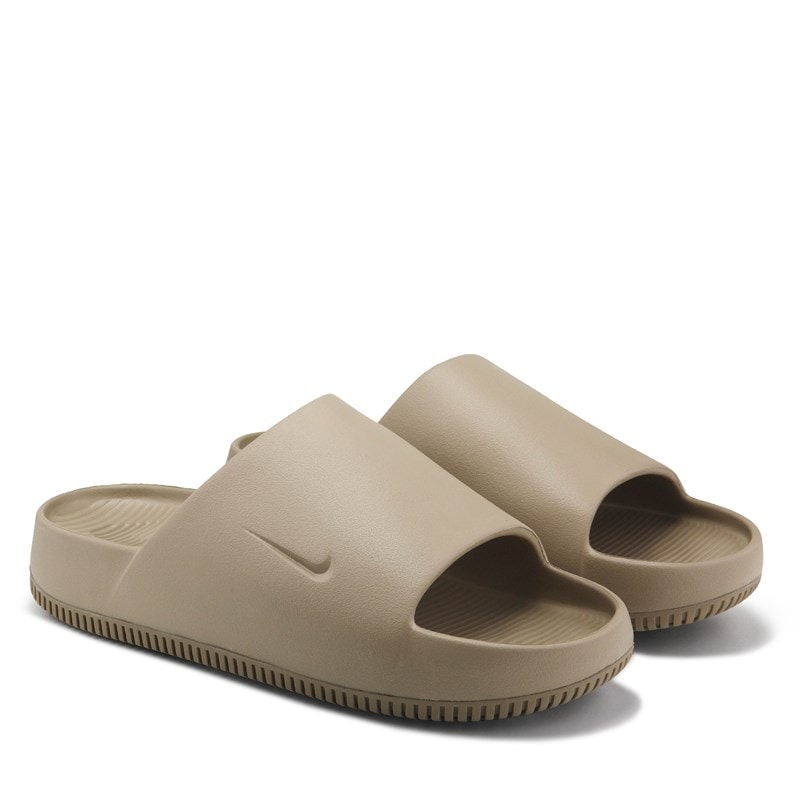 Nike Calm Men's Slides (FD4116-201,KHAKI/KHAKI)