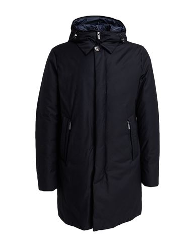Man Coat Midnight blue Size S Virgin Wool, Silk
