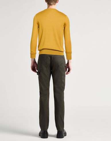 Man Sweater Marigold Size 38 Wool, Silk, Cashmere
