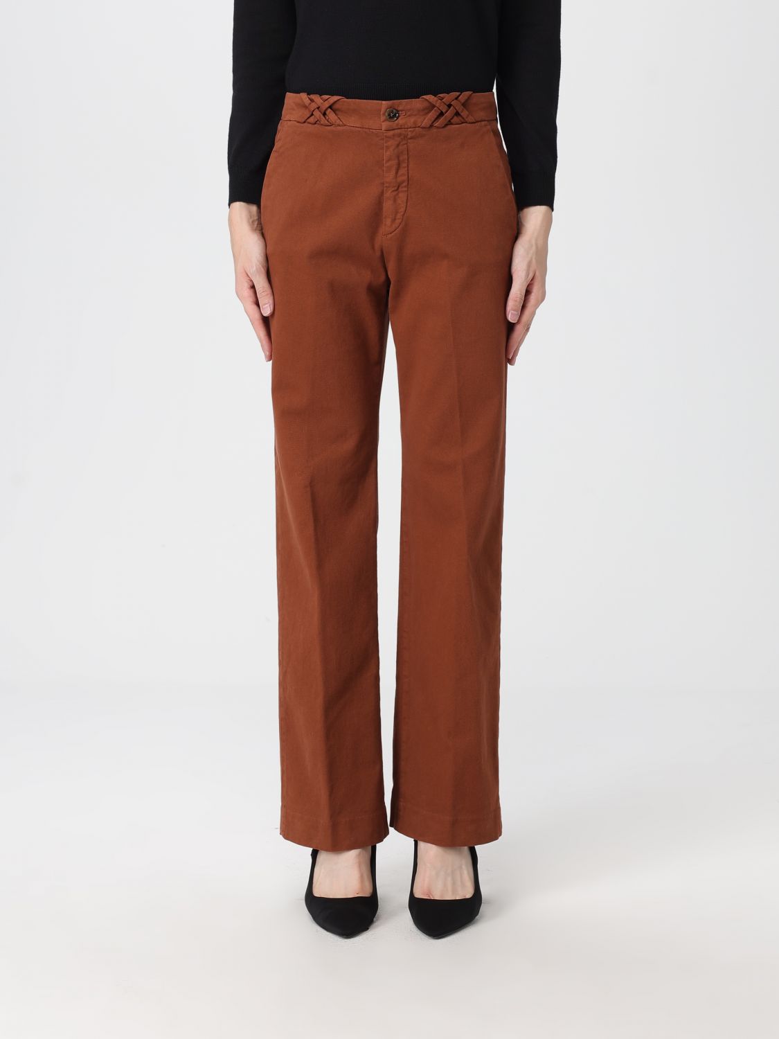 Pants Woman color Hazel