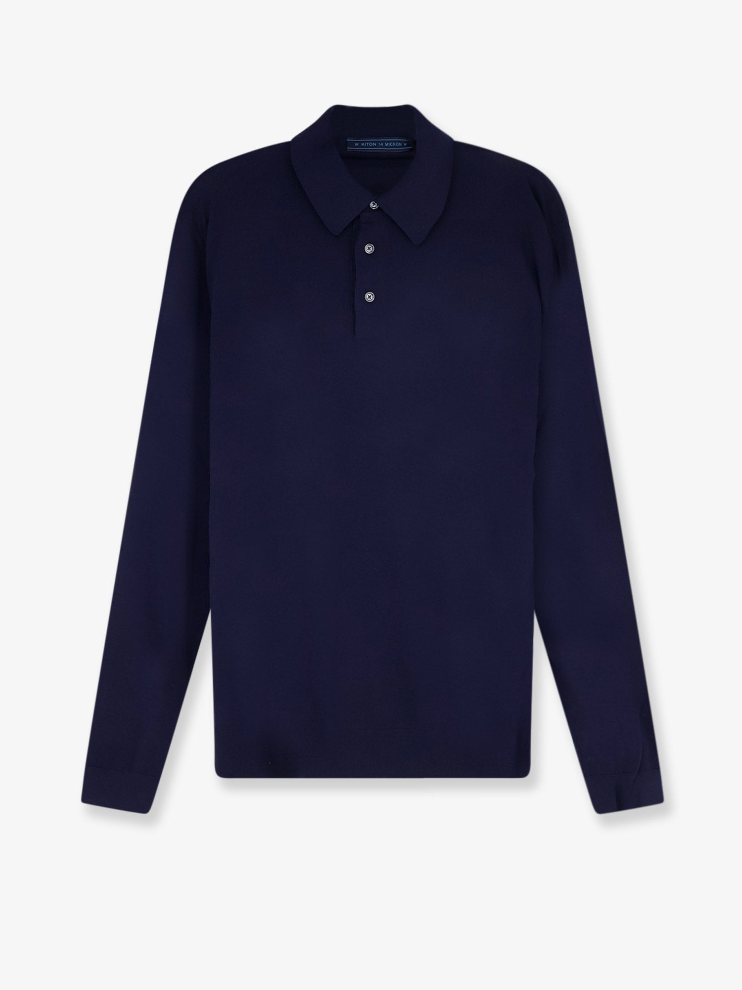 Wool Polo Shirt — Navy