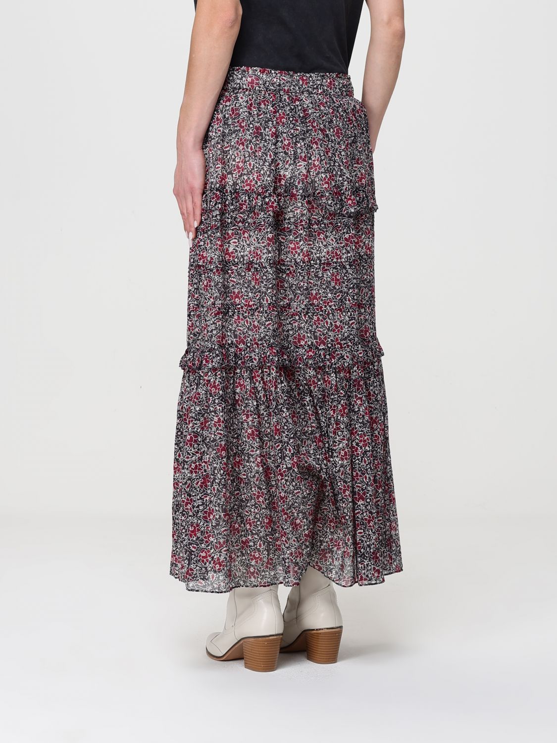 Skirt Woman color Red
