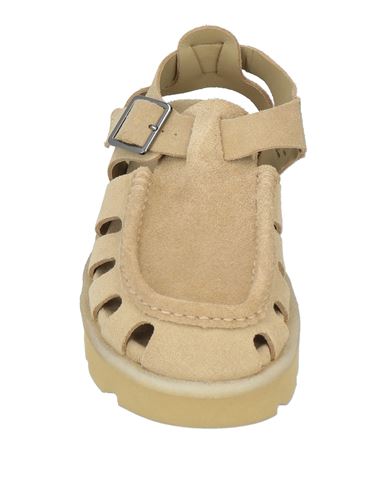 Man Sandals Khaki Size 7.5 Leather
