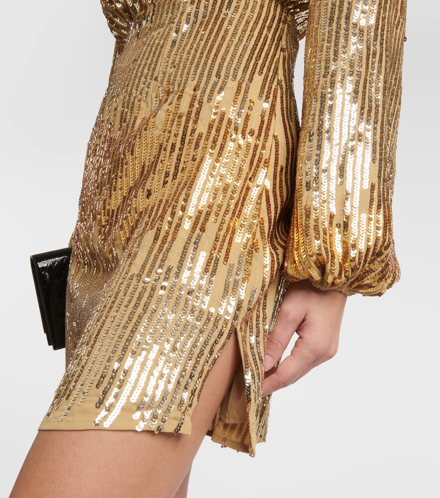 Rixo Samantha sequined minidress