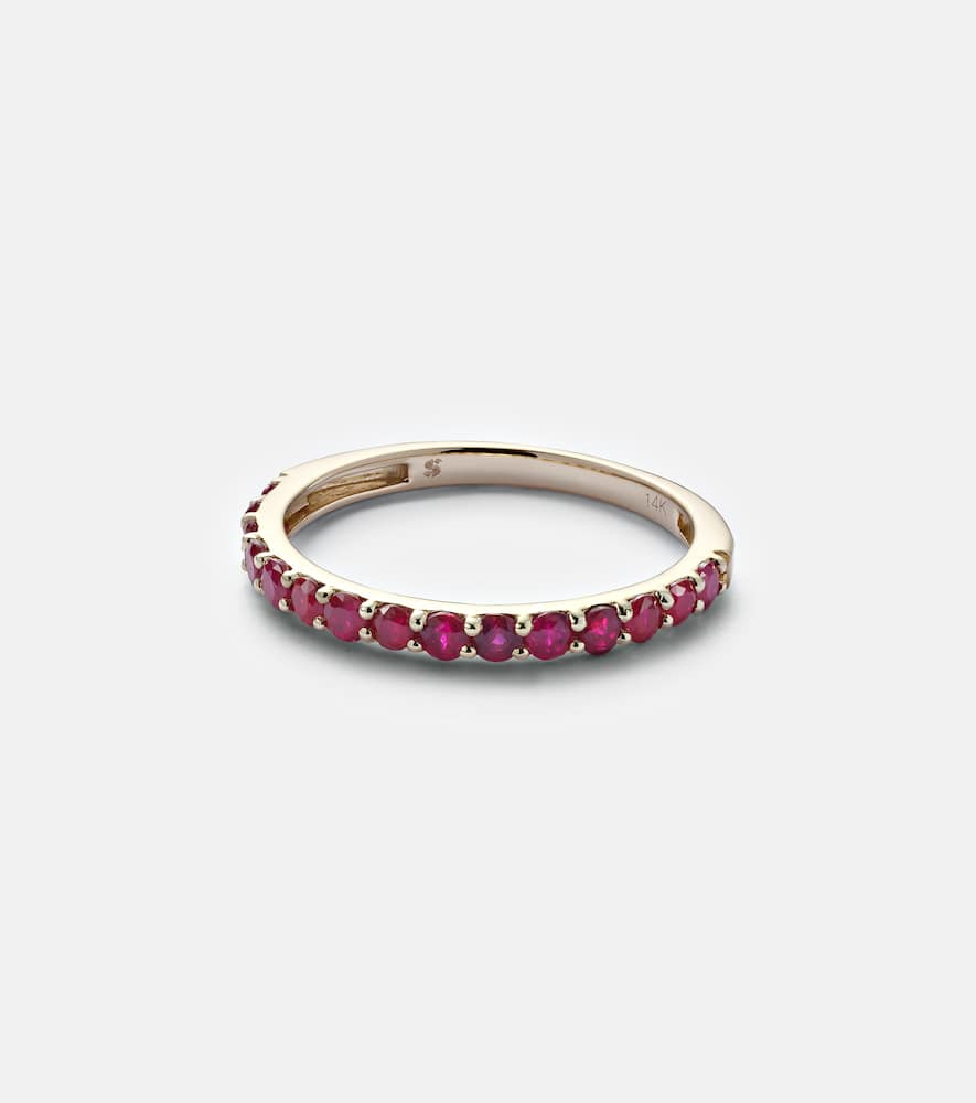 Forever Birthstone 14kt gold ring with ruby