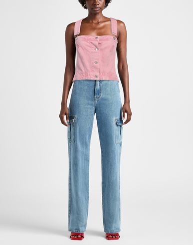 Moschino Jeans Woman Top Antique rose Size M Cotton