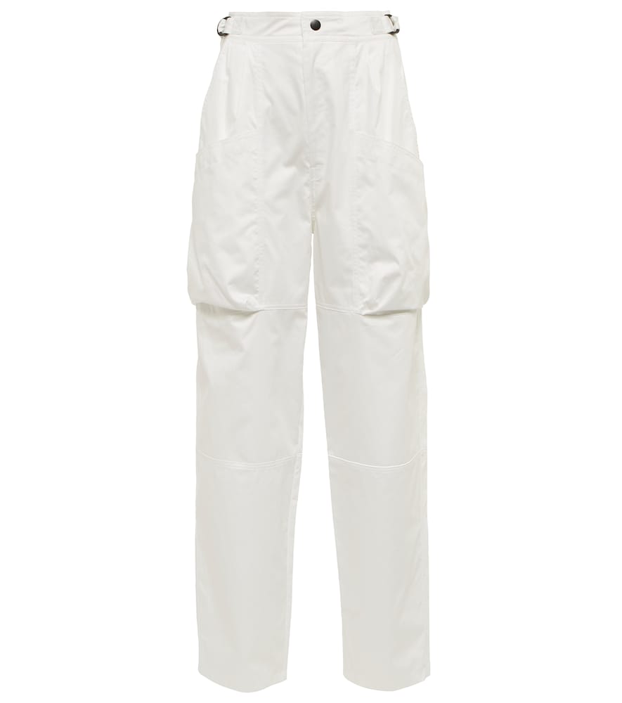 Ferima high-rise tapered cotton pants