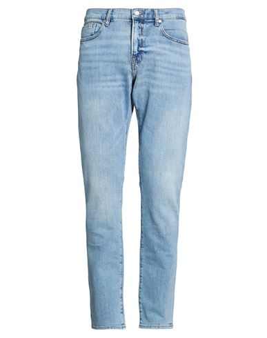 Man Jeans Blue Size 30 Cotton, Recycled cotton, Recycled polyester, Elastane