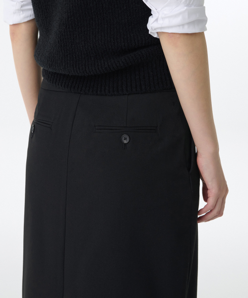 Womens Straight Maxi Skirt