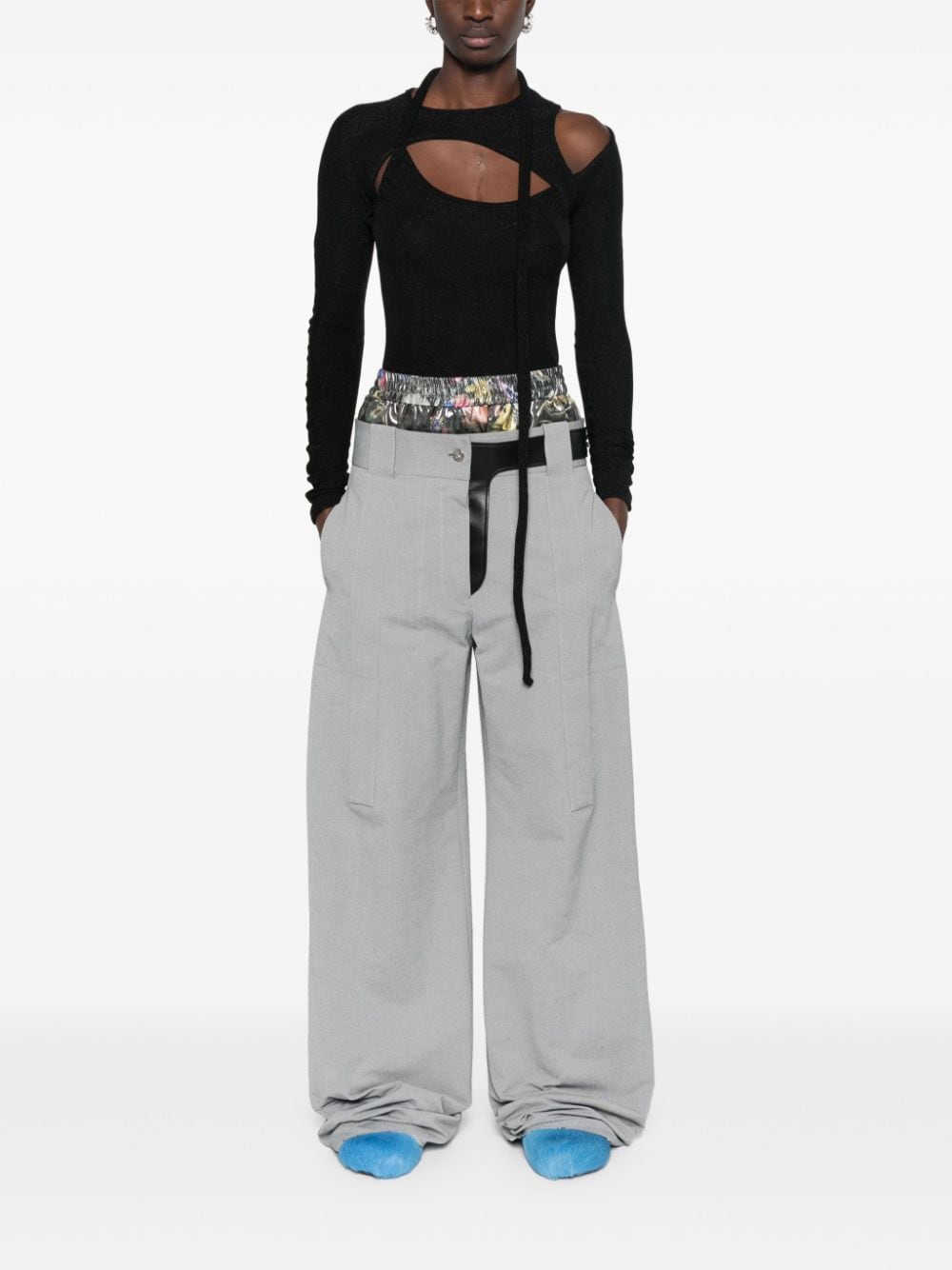 Lamé top - Black