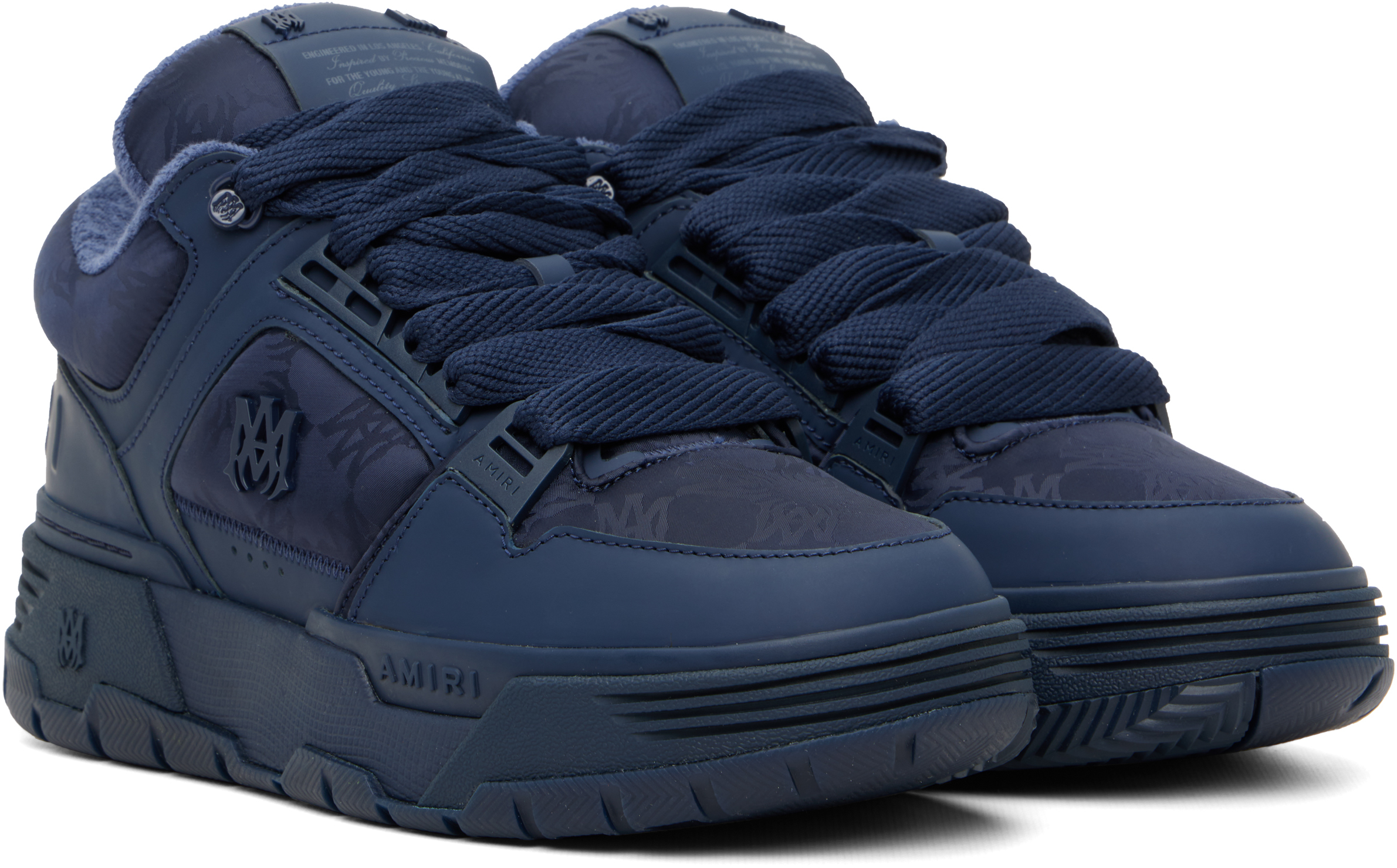 Navy MA Quad Nylon MA-1 Sneakers