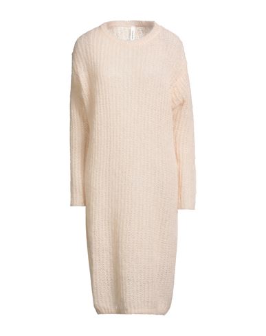 Woman Midi dress Cream Size ONESIZE Alpaca wool, Mohair wool, Wool, Polyamide