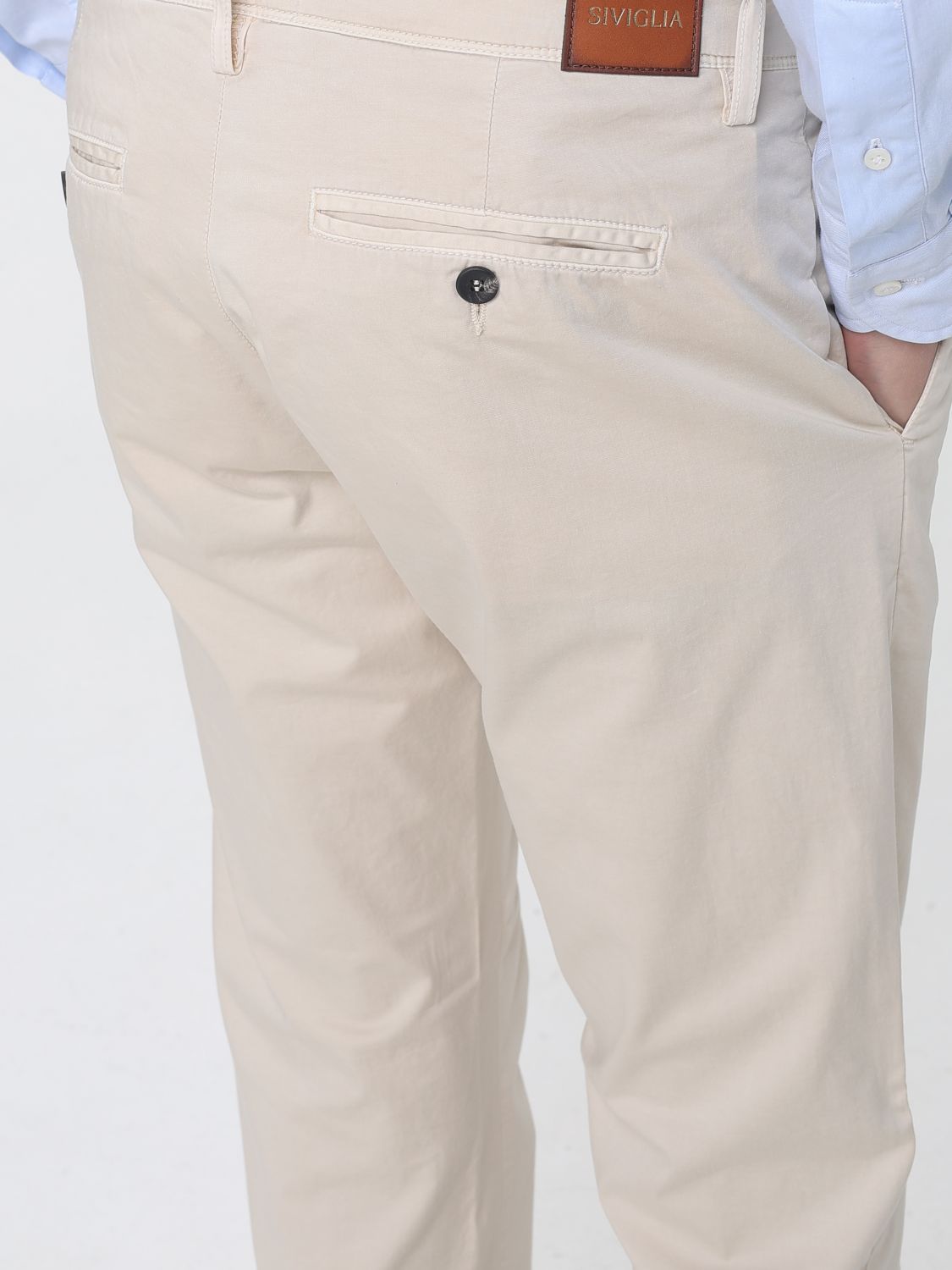 Pants Men color Beige